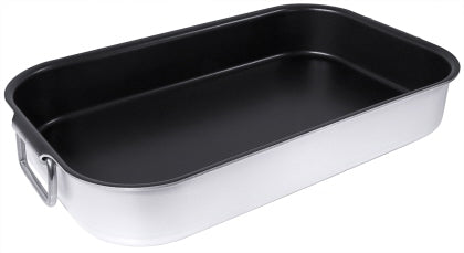 Bratpfanne, rechteckig 45 cm aus Aluminium mit Antifhaft Contacto - CPGASTRO