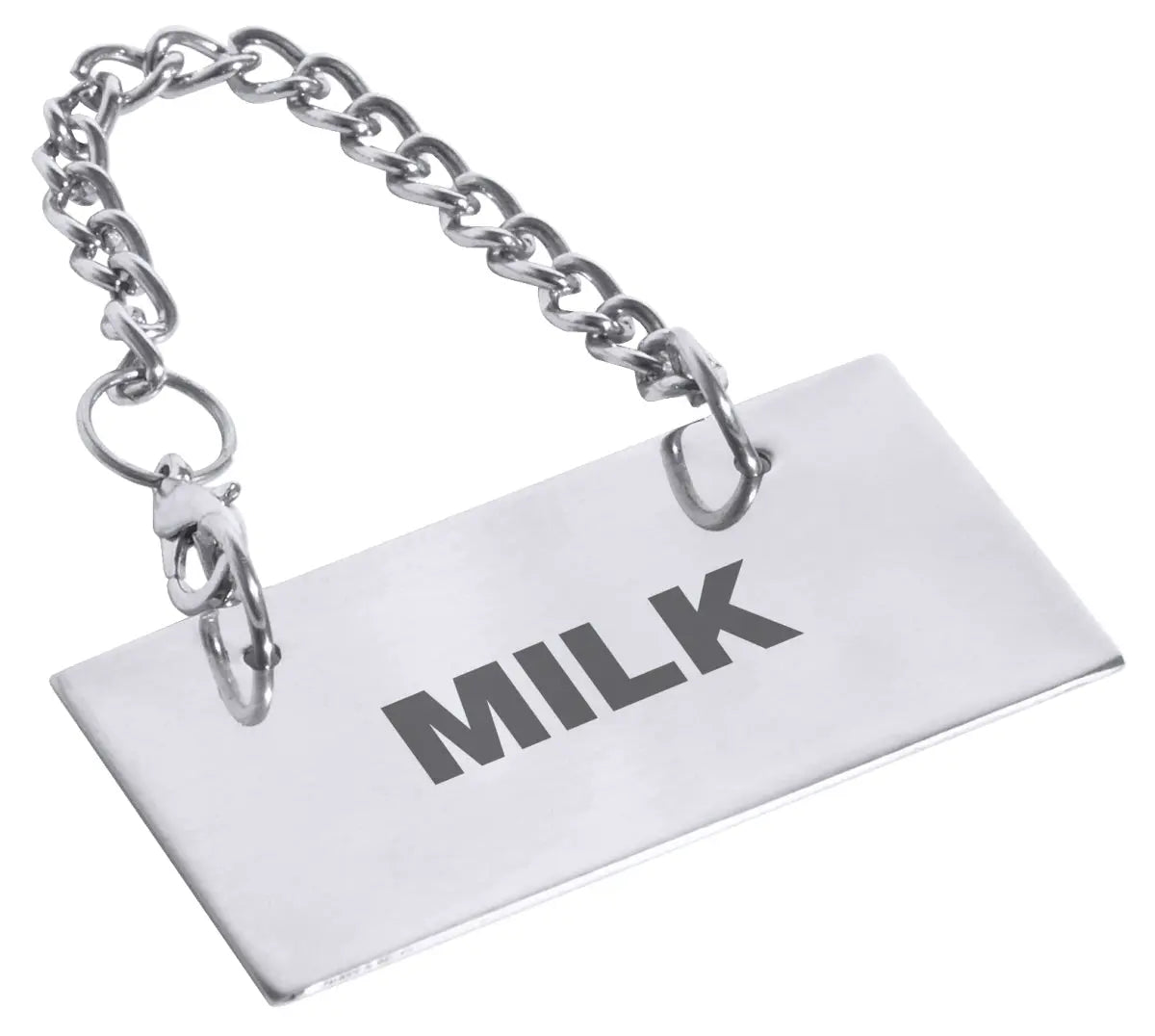 Contacto Schild für Kannen MILK
