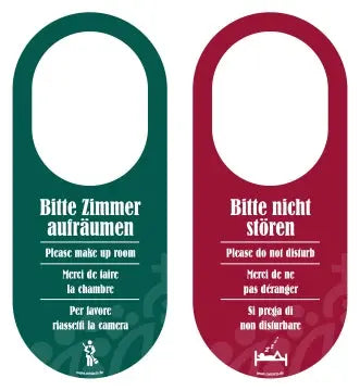 Türschild Bitte nicht stören grün/rot - CPGASTRO