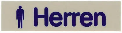 Wortschild HERREN - CPGASTRO