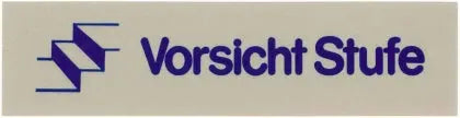 Wortschild VORSICHT STUFE - CPGASTRO