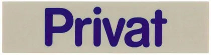 Wortschild PRIVAT - CPGASTRO