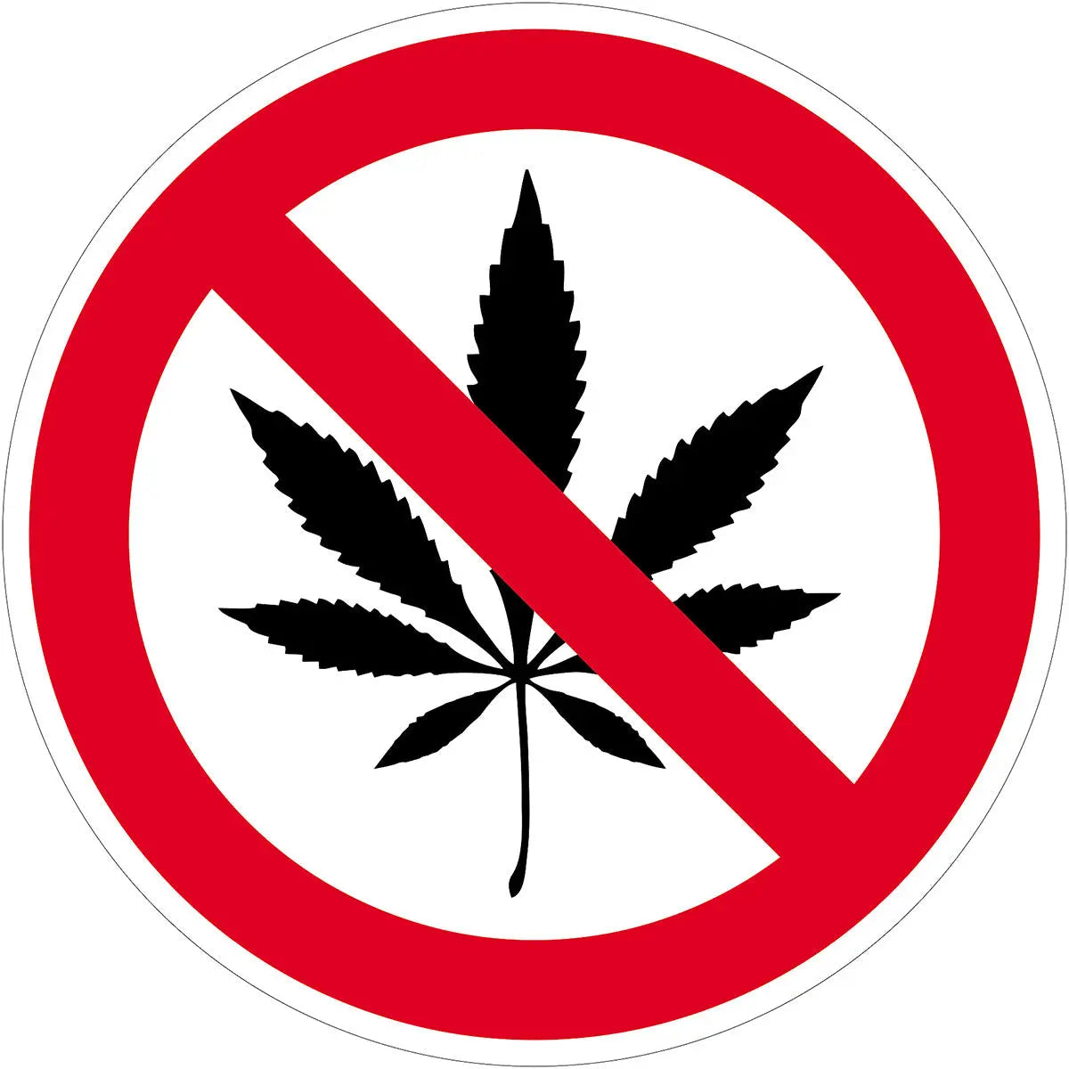 Contacto Hinweis- /Verbotsschilder Cannabisverbot / 20 cm