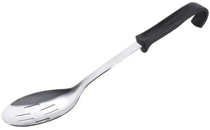 Contacto Edelstahl Servierlöffel, perforiert 31cm Serie BUFFET NOIR CPGastro.de