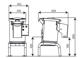 Miesmuschelreiniger C/E PC3T 60 kg/h Premium Line Gastronics - CPGASTRO