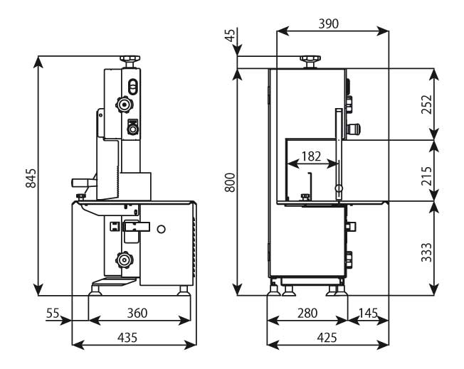 Knochensäge A/E155 Sägeblatt 1550 mm Premium Line Gastronics - CPGASTRO