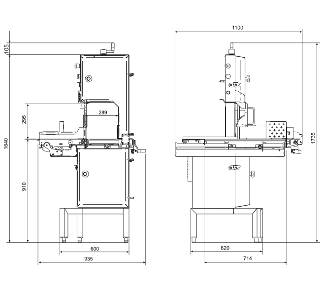 Knochensäge C/E249P Sägeblatt 2500 mm Lux Line Gastronics - CPGASTRO
