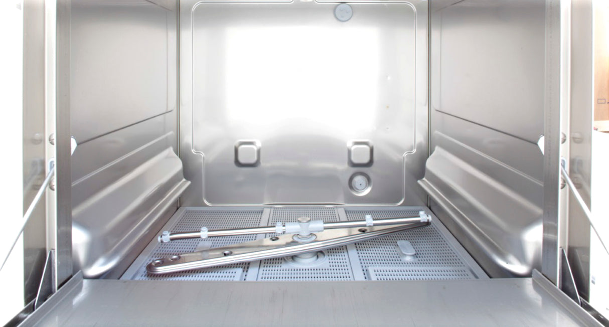 GAM Spülmaschine 2,8 kW mit Klarspüler- & Laugenpumpe RGG40P GAM - CPGASTRO