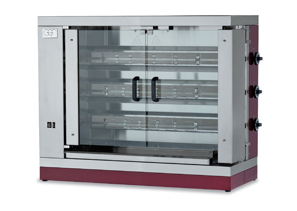 GGF G-3S Gas-Hähnchengrill – Professioneller Edelstahl Grillofen für Gastronomie Grillhähnchen