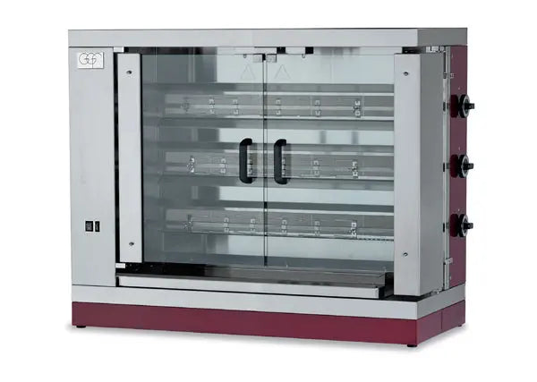 GGF G-3S Gas-Hähnchengrill – Professioneller Edelstahl Grillofen für Gastronomie Grillhähnchen GGF - CPGASTRO