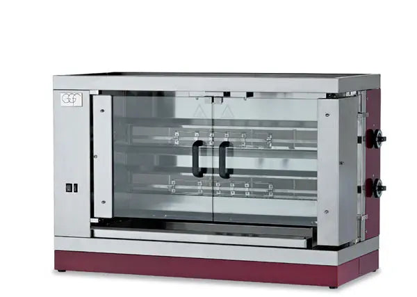 GGF G-2S Gas-Hähnchengrill – Professioneller Edelstahl Grillofen für Gastronomie Grillhähnchen GGF - CPGASTRO