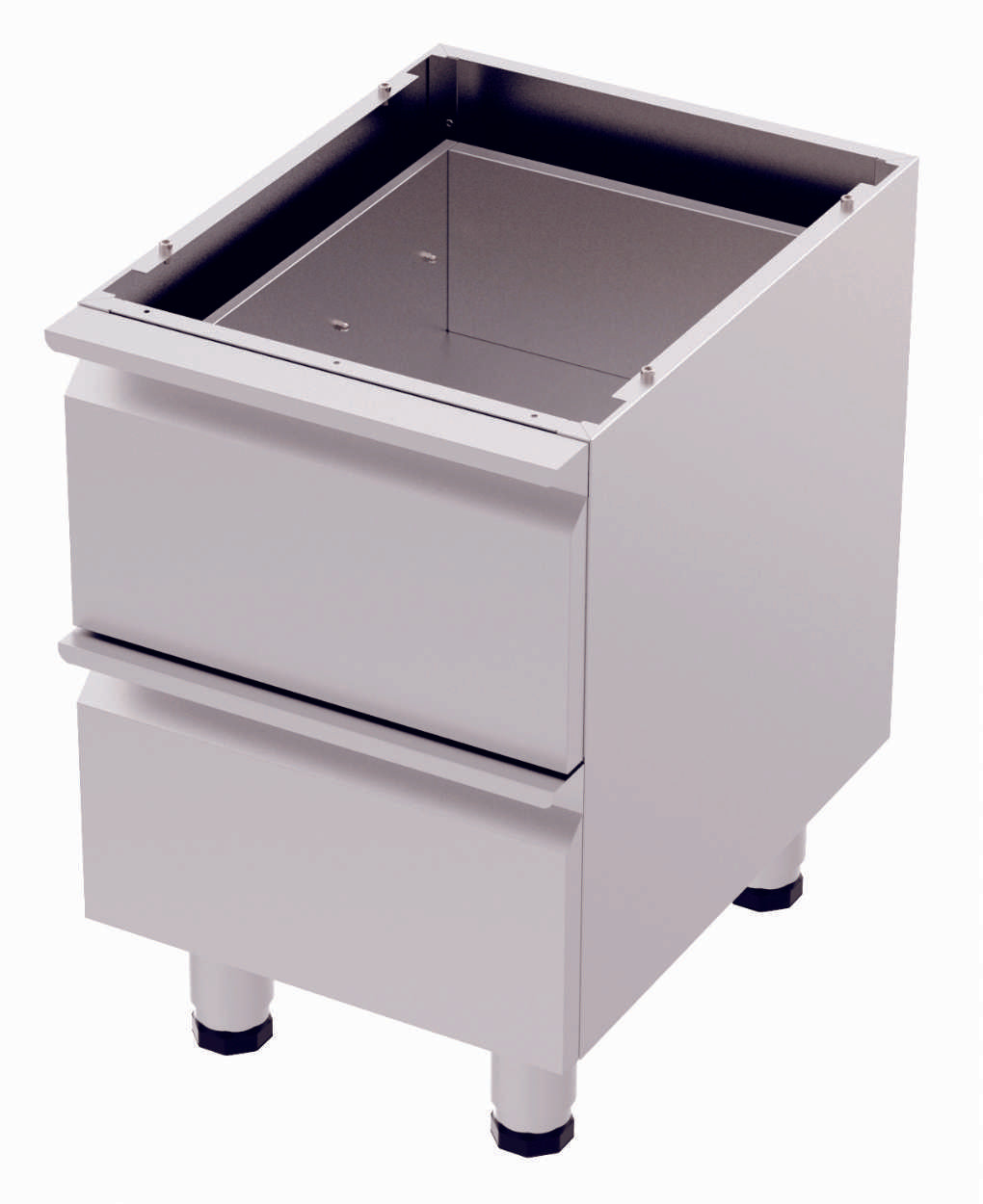 Untergestell Kochserie 700er mit Schubladen 400x700x610 mm Gastronics - CPGASTRO