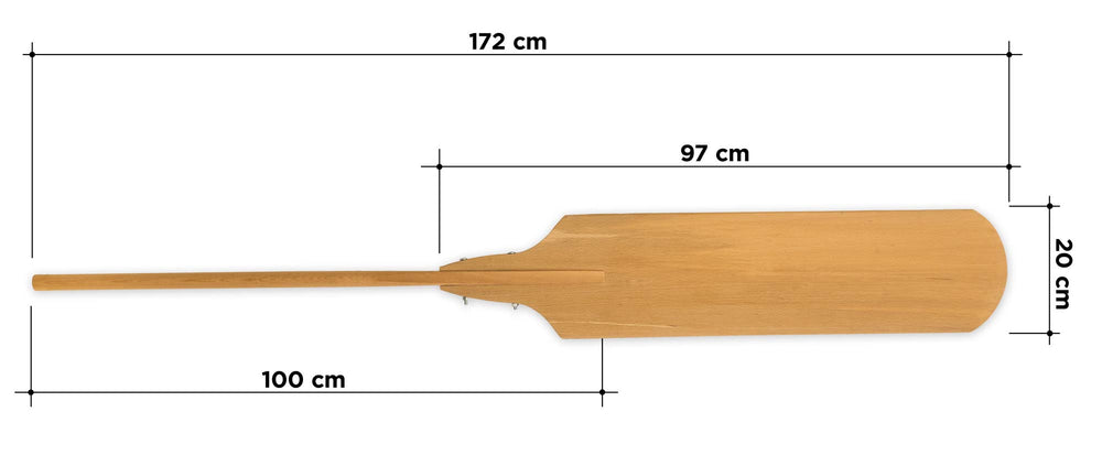 Holzschaufel für Pizza und Brot – Perfekt für die Gastronomie zweiteilig Premium Line Gastronics - CPGASTRO