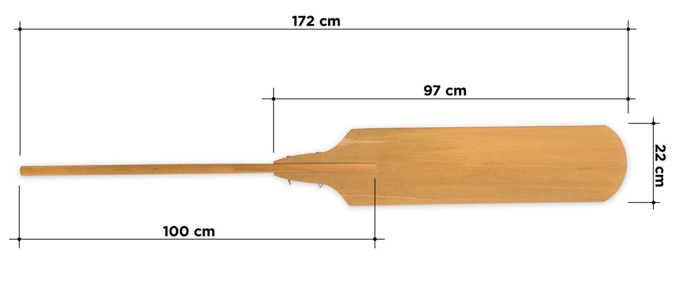 Holzschaufel für Pizza und Brot – Perfekt für die Gastronomie zweiteilig Premium Line Gastronics - CPGASTRO