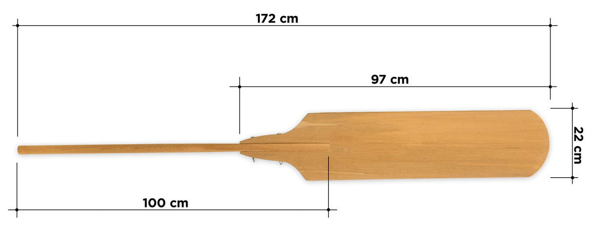 Holzschaufel für Pizza und Brot – Perfekt für die Gastronomie zweiteilig Premium Line Gastronics - CPGASTRO