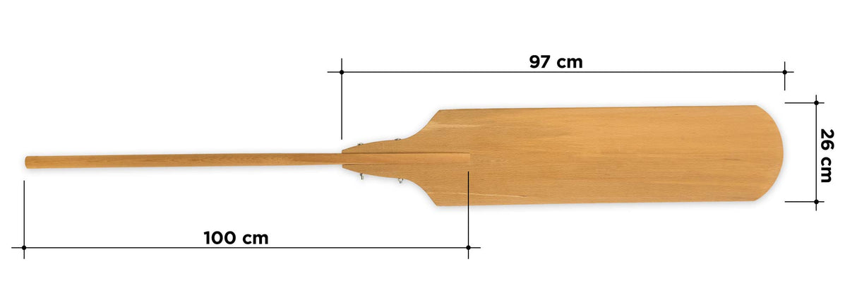 Holzschaufel für Pizza und Brot – Perfekt für die Gastronomie zweiteilig Premium Line Gastronics - CPGASTRO