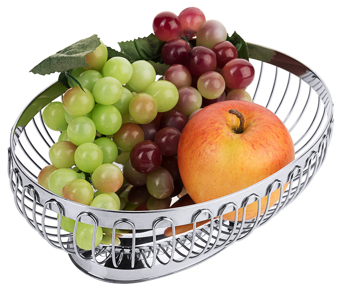 Edelstahl Obstkorb oval 22 cm Contacto - CPGASTRO