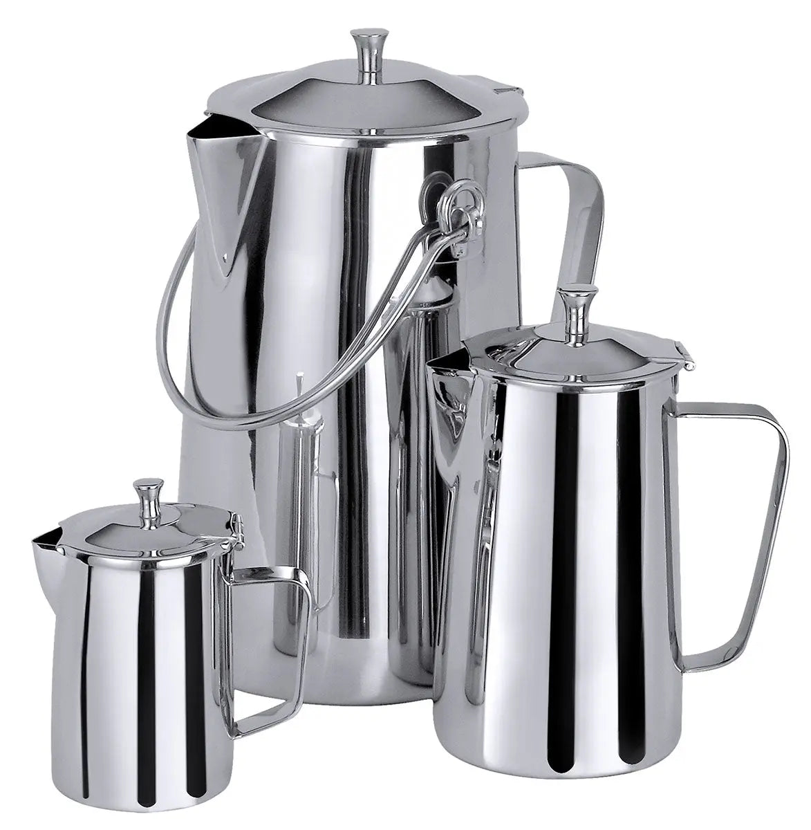 Edelstahl Kaffeekanne 0,3 bis 5 Liter extra schwere Qualität - CPGASTRO