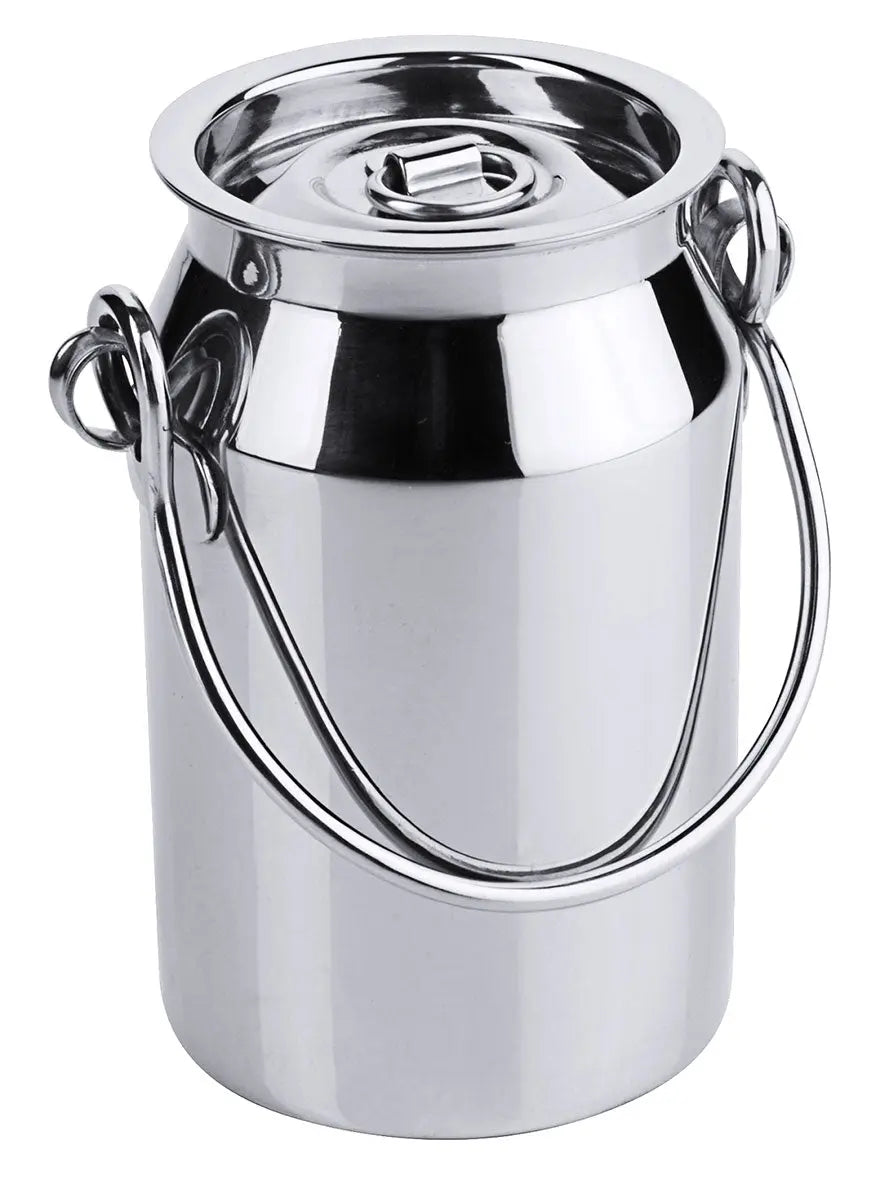 Edelstahl Milchkanne 0,5 bis 5 Liter mit Deckel - CPGASTRO