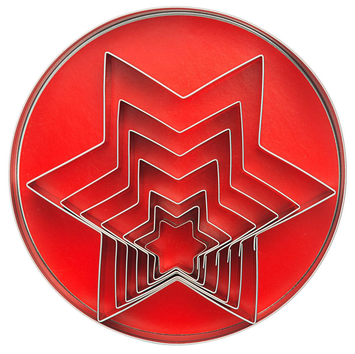 Ausstechformen Edelstahl Stern 7-teile Contacto - CPGASTRO