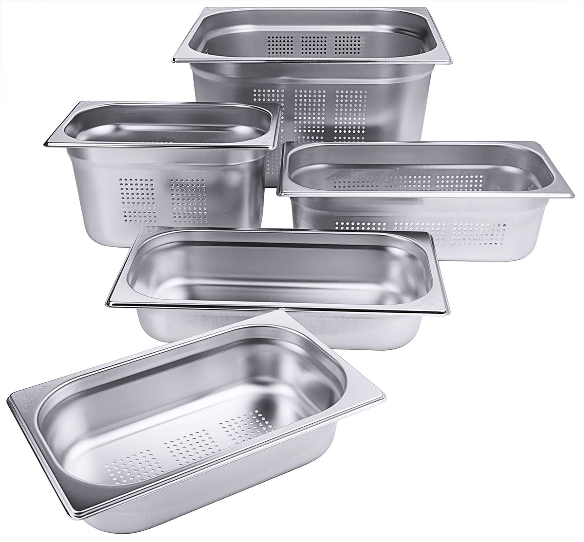 Gastronormbehälter Edelstahl GN-Behälter perforiert Serie 7311 Contacto - CPGASTRO