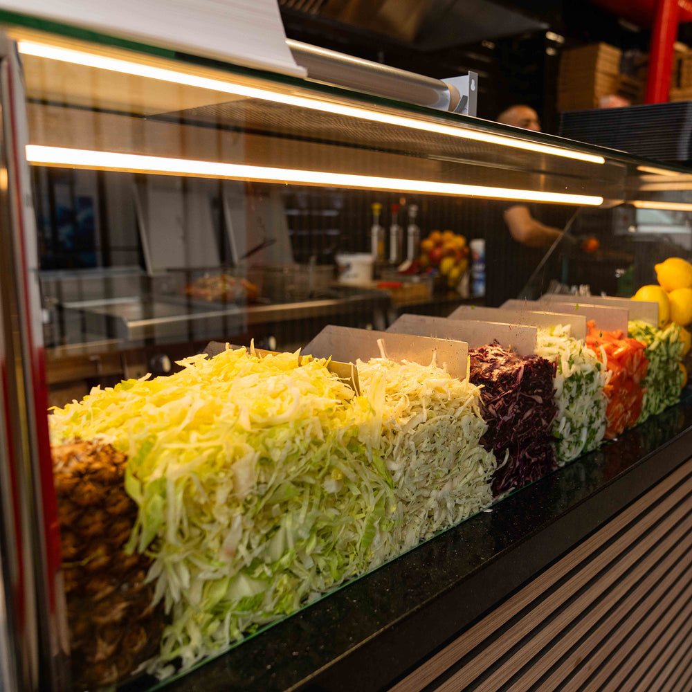 Trenner für Salattheke aus Plexiglas Salattrenner universal GN 540x220x5mm Gastronics - CPGASTRO