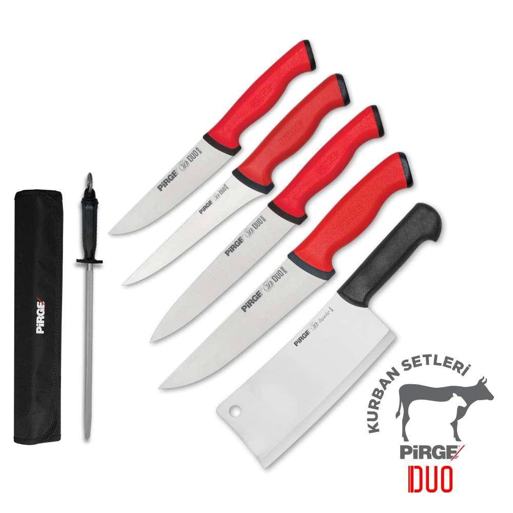 Metzger Messer Set Premium Pirge 7-Teilig Kurban Gastronics - CPGASTRO