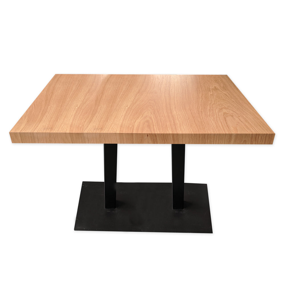 Tisch MT 1001 Walnuß 110x70 Säulen Gestell Bistrotisch Antalya Gastronics - CPGASTRO