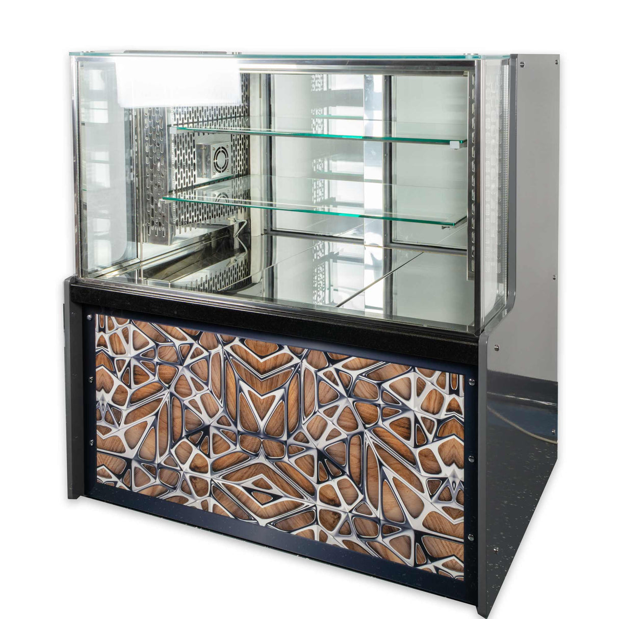 Fleischtheke Doppelverglasung LED Dekor 120 cm Gastronics - CPGASTRO