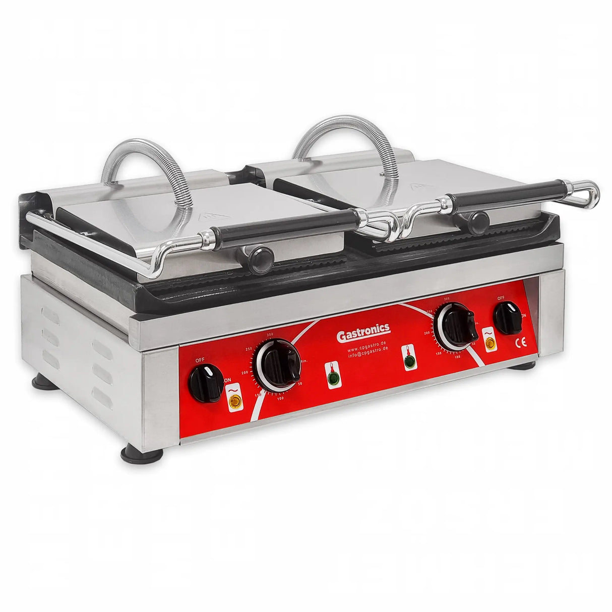 Kontaktgrill Gastronics KG5530DG Toaster Tischgrill Multigrill oben gerillt unten glatt Gastronics - CPGASTRO