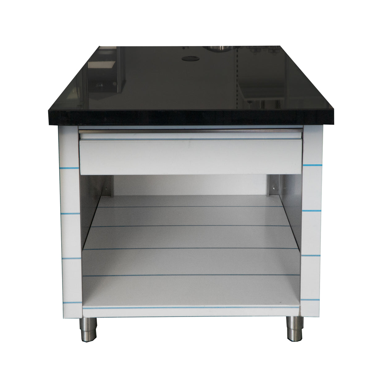 Kassentisch KM-60 Schwarz Granit Dekor Wenge 60 cm Gastronics - CPGASTRO