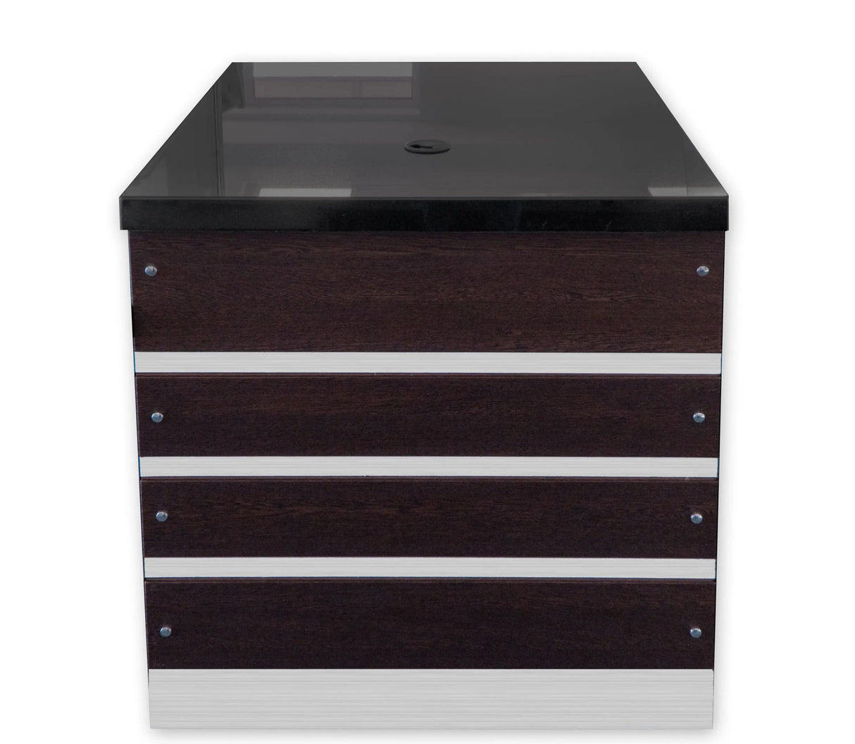 Kassentisch KM-60 Schwarz Granit Dekor Wenge 60 cm Gastronics - CPGASTRO
