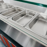 Pizzakühltisch Kühltisch Kühltheke mit Verkleidung Granit schwarz Gastronics - CPGASTRO