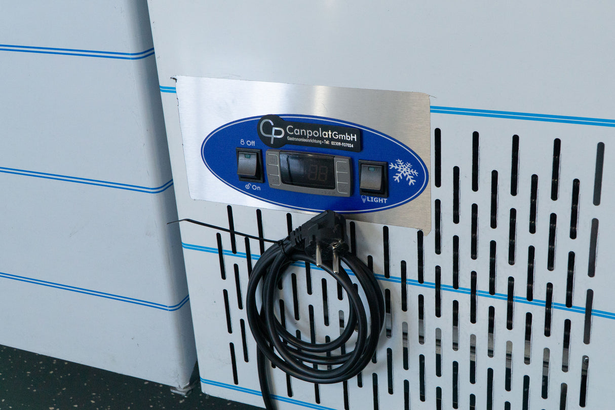 Salattheke SL-D-150 GW BRS TV Umluft Obere Lüftung Schwarz Granit 4x GN 1/1 Dekor Wenge 3 Gastronics - CPGASTRO