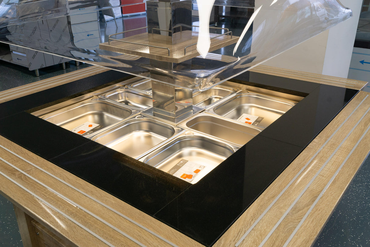 Salatbuffet Dom Gekühlt Motorantrieb Gastronics - CPGASTRO