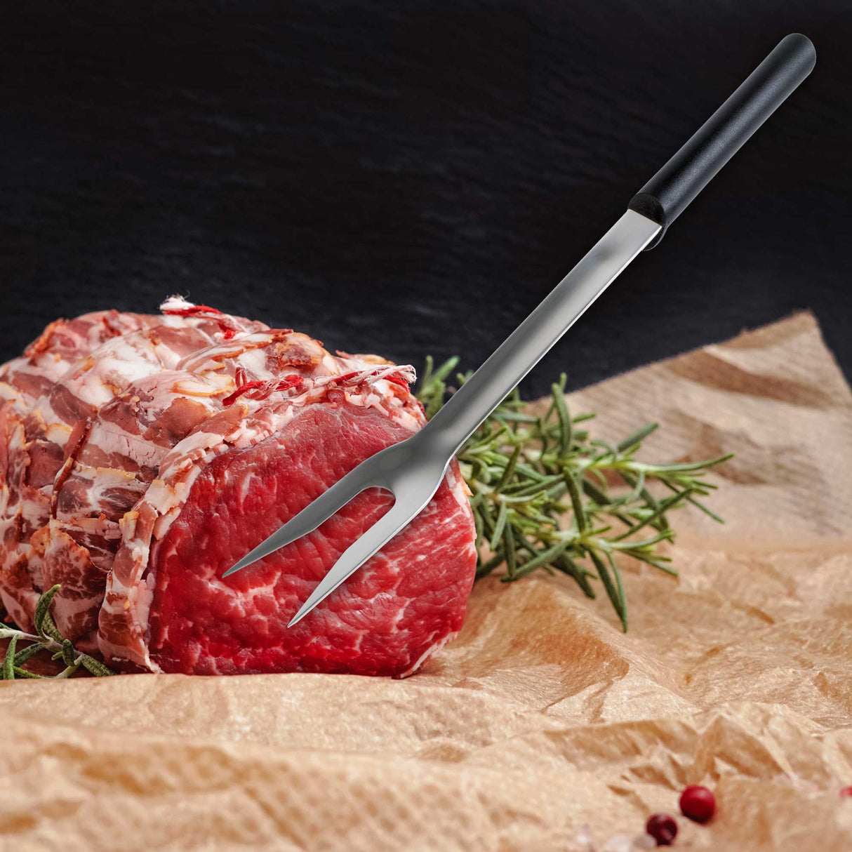 Fleischgabel 38 cm rutschfester Griff Gastronics - CPGASTRO