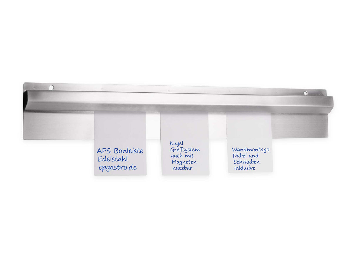 Bonleiste Edelstahl 50 cm & 60 cm Gastronics - CPGASTRO