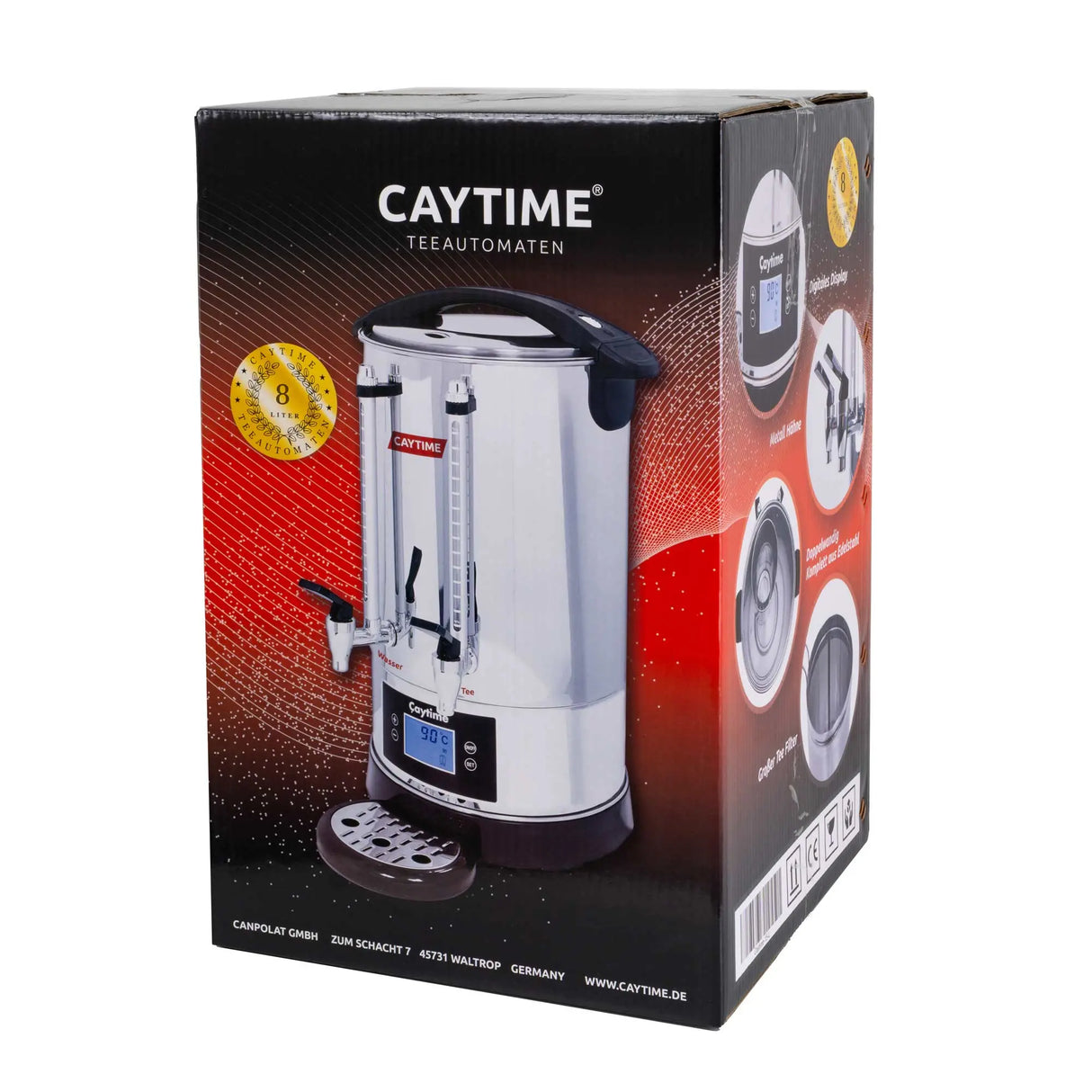 Caytime Teeautomat 8 Liter Digital Doppelwand Isolierung D8 Caytime - CPGASTRO