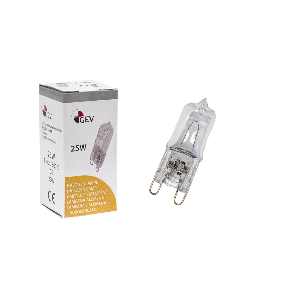 Glühlampe Pizzaofen G9 25W 300° Gastronics - CPGASTRO