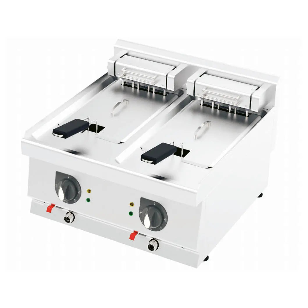Elektro Doppel Fritteuse F6060E 12+12 Liter Gastronics - CPGASTRO