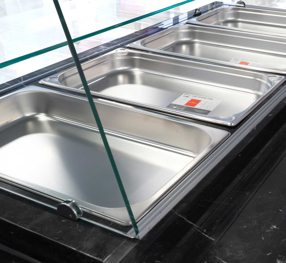 Salattheke mit Aufsatzvitrine 153 cm Gastronics - CPGASTRO