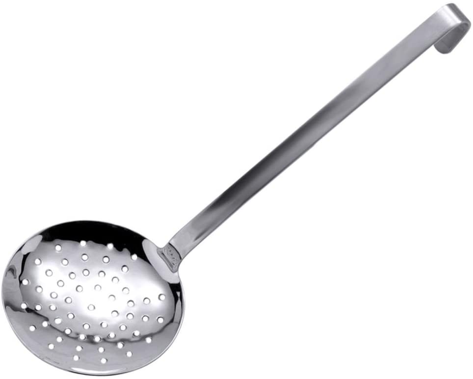 Schaumlöffel Edelstahl gelocht 14 cm fugenlos Massiv Gastronics - CPGASTRO
