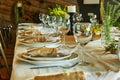 Gedeckter Tisch