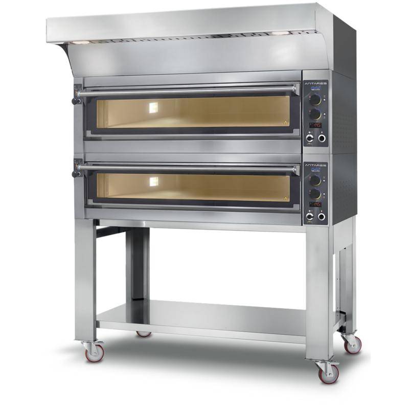 GAM Antares M44 Fully Firebrick Electric Pizza Oven – Double Chamber – Highest Baking Quality for Professional Pizzerias
