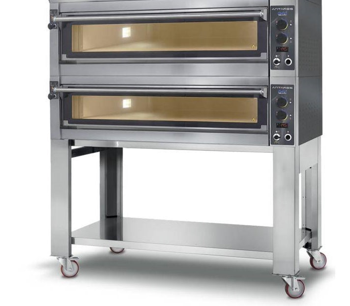 GAM Antares M44 Tam Ateş Tuğlalı Elektrikli Pizza Fırını - Çift Bölmeli - Profesyonel Pizzacılar İçin En Yüksek Pişirme Kalitesi