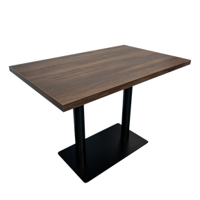 Esstisch Säulentisch Tisch Restaurant Gastronomie Dunkelbraun 110x70 - CPGASTRO