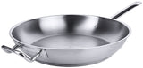 Edelstahl Bratpfanne mit Rohrgriff & Gegengriff Ø 36-40 cm Contacto - CPGASTRO