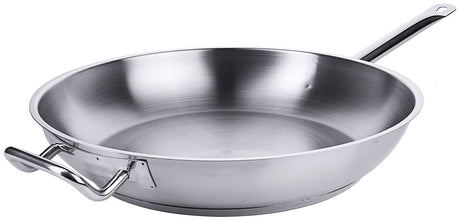 Edelstahl Bratpfanne mit Rohrgriff & Gegengriff Ø 36-40 cm Contacto - CPGASTRO