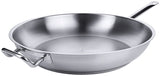 Edelstahl Bratpfanne mit Rohrgriff & Gegengriff Ø 36-40 cm Contacto - CPGASTRO