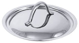 Edelstahl Deckel für Ø 12-50cm für Serie 2000 Kochtopf Bratpfanne Stielkasserolle Contacto - CPGASTRO